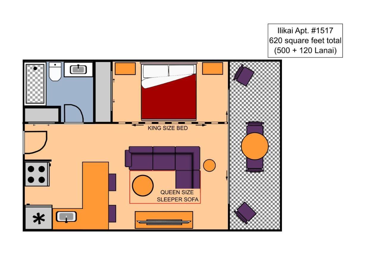 Ferienwohnung Ilikai #1517 Honolulu Exterior foto
